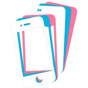i.Sound DGIPOD-1578 Skin for Smartphone - White, Blue, Pink