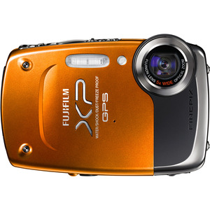 FINEPIX XP30 ORANGE 14MP CCD 5X WIDE ZOOM / GPS TAGGING
