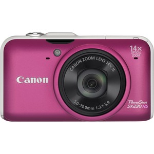 POWERSHOT SX230 HS RED 12.1MP 14X OPT ZOOM 3IN LCD 1080P HD VIDEO