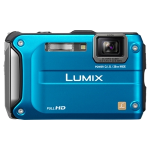 LUMIX TS3 BLUE 12.1MP 2.7IN LCD 40FT H2OPRF / 6.6FT SHOCKPRF / DUST PRF