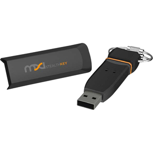 Memory Experts Stealth Key M200 16 GB Flash Drive - Black