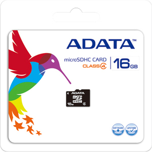 Adata AUSDH16GCL4-R 16 GB microSD High Capacity (microSDHC) - Retail