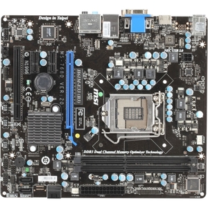 MSI H61M-E33 (B3) Desktop Motherboard - Intel - Socket H2 LGA-1155