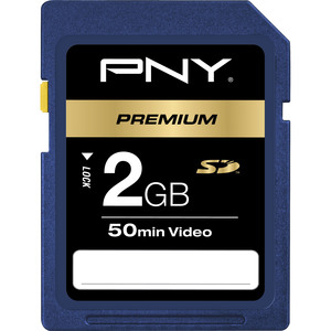 PNY Premium P-SDU2GB-CC 2 GB Secure Digital (SD) Card - Bulk