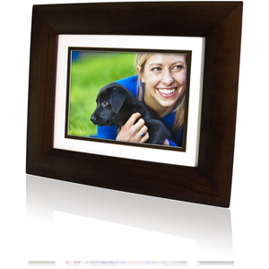 HP 8.0IN DIGITAL PHOTO FRAME DARK ESPRESSO W / BUILT-IN CALENDAR