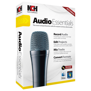 AUDIO ESSENTIALS SUITE WIN MAC RECORD EDIT MIX CONVERT AUDIO FILES