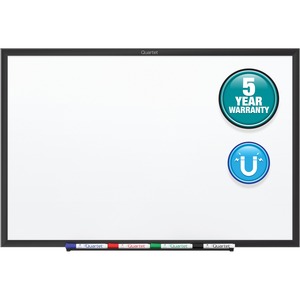 Quartet Infinity 6' x 4' Black Magnetic Glass Whiteboard