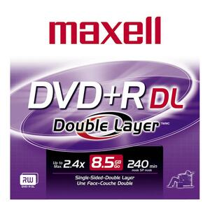 Maxell 2.4x DVD+R Double Layer Media