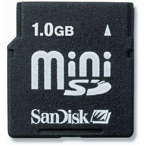 SanDisk 1GB miniSD Card