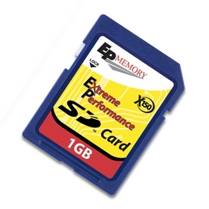 EP Memory 1GB Extreme Performance Secure Digital Card - 150X