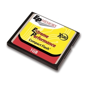 EP Memory 1GB Extreme Performance CompactFlash Card - 120X
