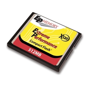 EP Memory 512MB Extreme Performance CompactFlash Card - 120X