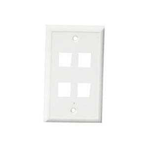 Channel Vision 4 Socket Faceplate