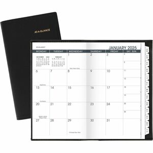 Day-timer January 2024 December 2024 Two Page per Month Indexed Planner Refill