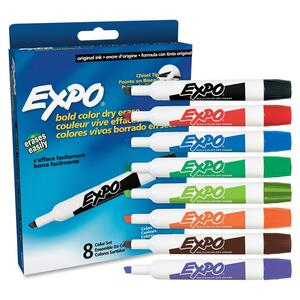 SAN 83078, Sanford Dryerase Expo Chisel Point Markers