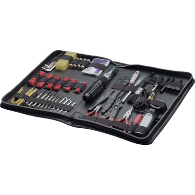 100 Piece Super Tool Kit  9-1/4"x13-5/8"x1-7/8" Black