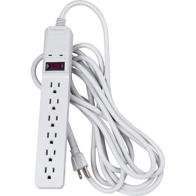 6 Outlet Econ Surge Protector 330Clamp/450 Joules 15' Cord