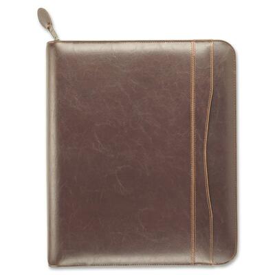 Leatherlike Organizer Starter Set Vinyl Folio Size Brown
