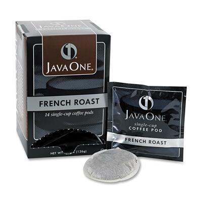 French Roast Coffee Pod Arabica Beans 14/BX