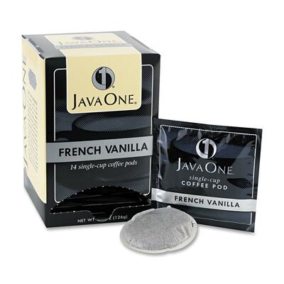 French Vanilla Coffee Pod Arabica Beans w/Vanilla14/BX