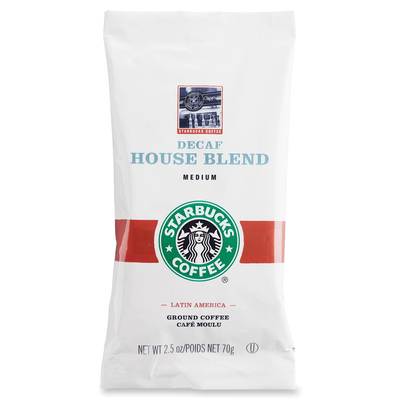 Coffee Decaf House Blend 2.5 Oz Packets 18/BX