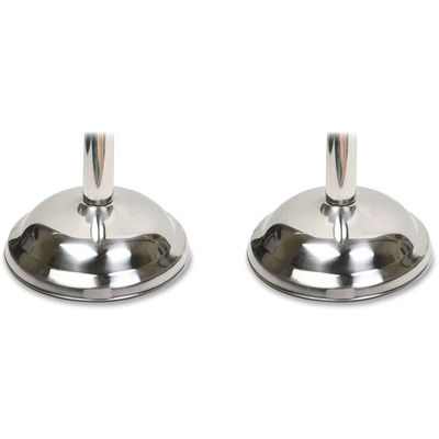 Bell-Shaped Bases 2 Count Chrome