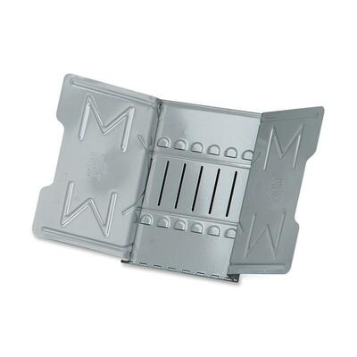 Catalog Rack 45-Degree Angle 25" Wide 12" Capacity Gray