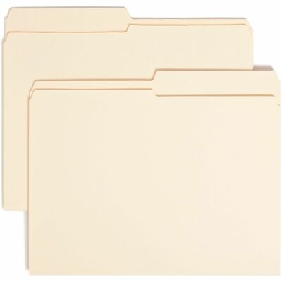 11 Point Folder 2 Ply 1/2 Cut Ast Tab Letter Manila