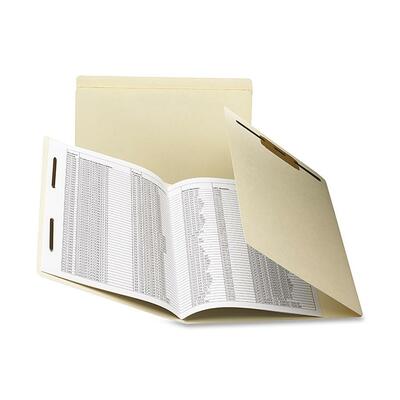 3 Panel Folder Straight Cut Letter-Size 5 per Pack Manila