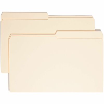 11 Point Folder 2 Ply 1/2 Cut Ast Tab Legal Manila