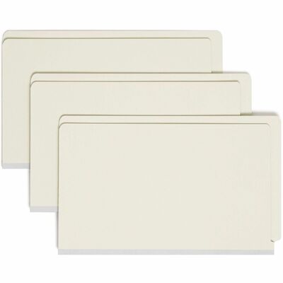 2-Fastener Folder Straight Tab 1" Exp Legal 25/BX Gray/Green