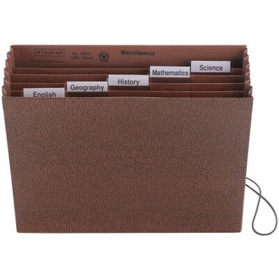 6 Pocket Expanding File 12"x10" 5-1/4" Expansion