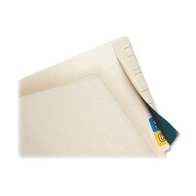 Cov'R'Tab Color Code Cover 8"x2-1/2" 50 per Pack Manila