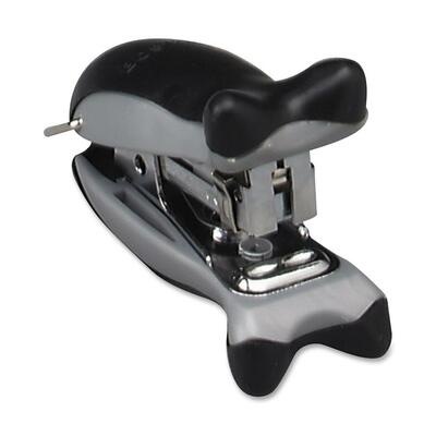 Orca 3-In-1 Stapler One-Hole Punch/Key Loop Black/Silver
