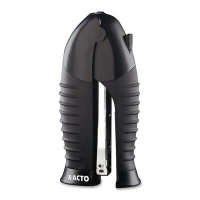 Deluxe Stand Up Stapler 1-1/2"x3"x6-1/4" Black