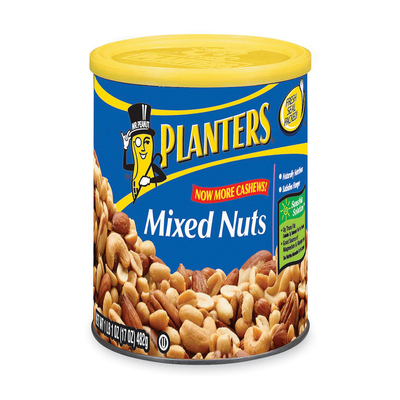 Planters Mixed Peanuts 17 Oz Can