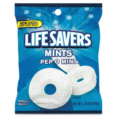 Lifesavers Pep-O-Mint 6.25 Oz Bag