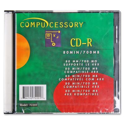 CD-RBranded W/Defined Writing Area 80 Minutes/700MBSGL