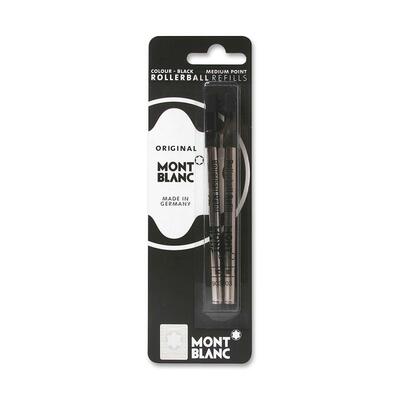 Rollerball Pen Refill Medium Point 2 per Pack Black Ink