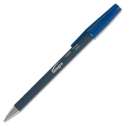 Ballpoint Stick Pen Refillable Fine Point Blue Ink<br>