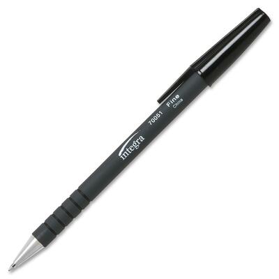 Ballpoint Stick Pen Refillable Fine Point Black Ink<br>
