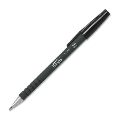 Ballpoint Stick Pen Refillable Medium Point Black Ink<br>