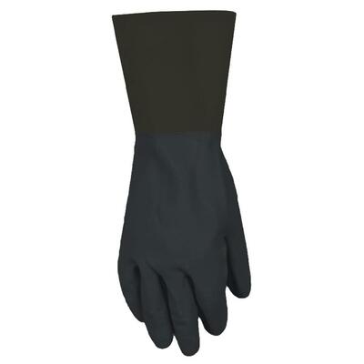 Cleaning GlovesLatex26 mil.Flocked Lining13"GauntletLge