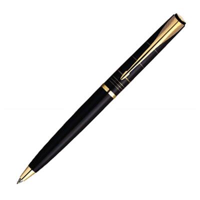 Ballpoint PenMed.23K Gold Plated TrimBlue Barrel