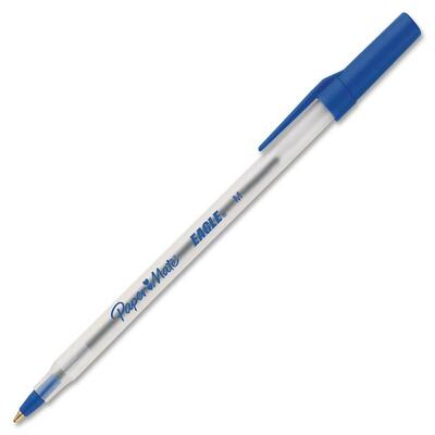 Ballpoint Pen 1.2mm Point Blue Ink/Clear Barrel