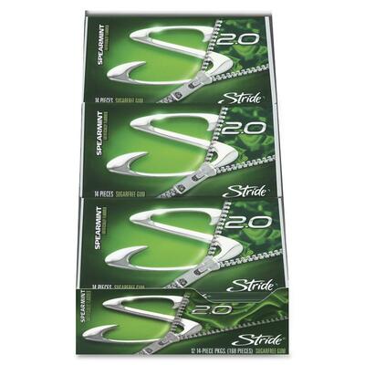 Stride Gum Individually Wrapped Sugare-Free Spearmint