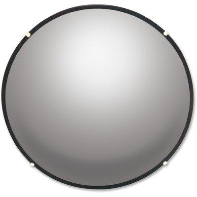 Round Glass Convex Mirror 36" Adjustable Brackets
