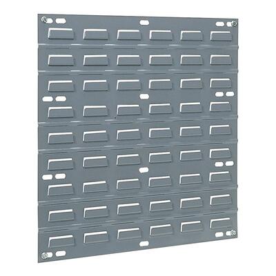 Louvered Panel Wall Mountable 1"x18"x19" Gray