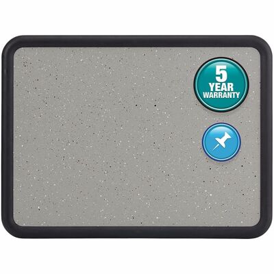 Bulletin Board 3'x2' Black Frame/Faux Granite