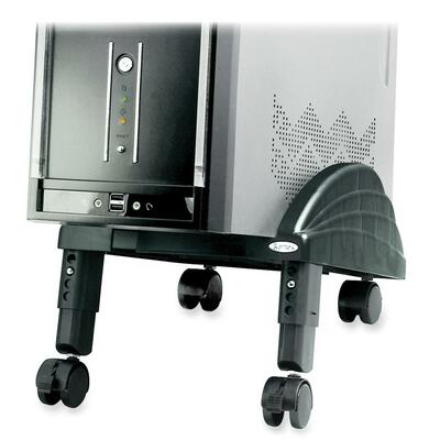 CPU StandAngledMobileSwivel Casters9"x12"x7-1/2"Black